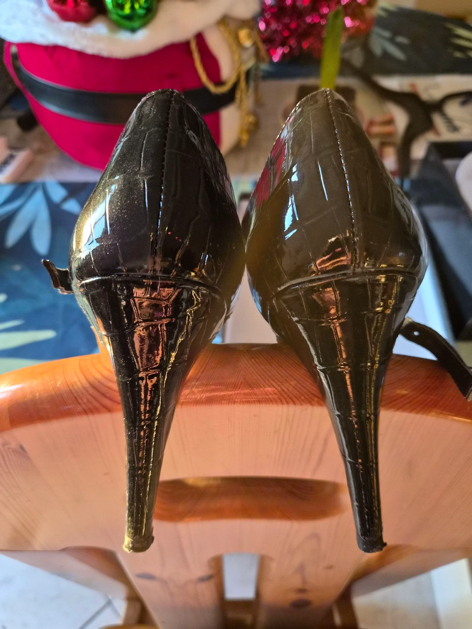Zapatos de charol con tacones altos talla 39 – photo 6